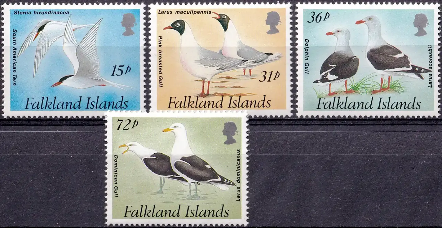 Falkland Islands 1993 Birds, Gulls and Terns (4v). MNH(**) Falkland Islands 1993 Birds, Gulls and Terns (4v). MNH(**)