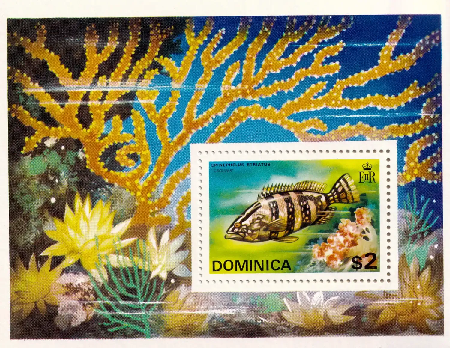 Dominica 1975 Fish (ss/1v)-MNH(**)