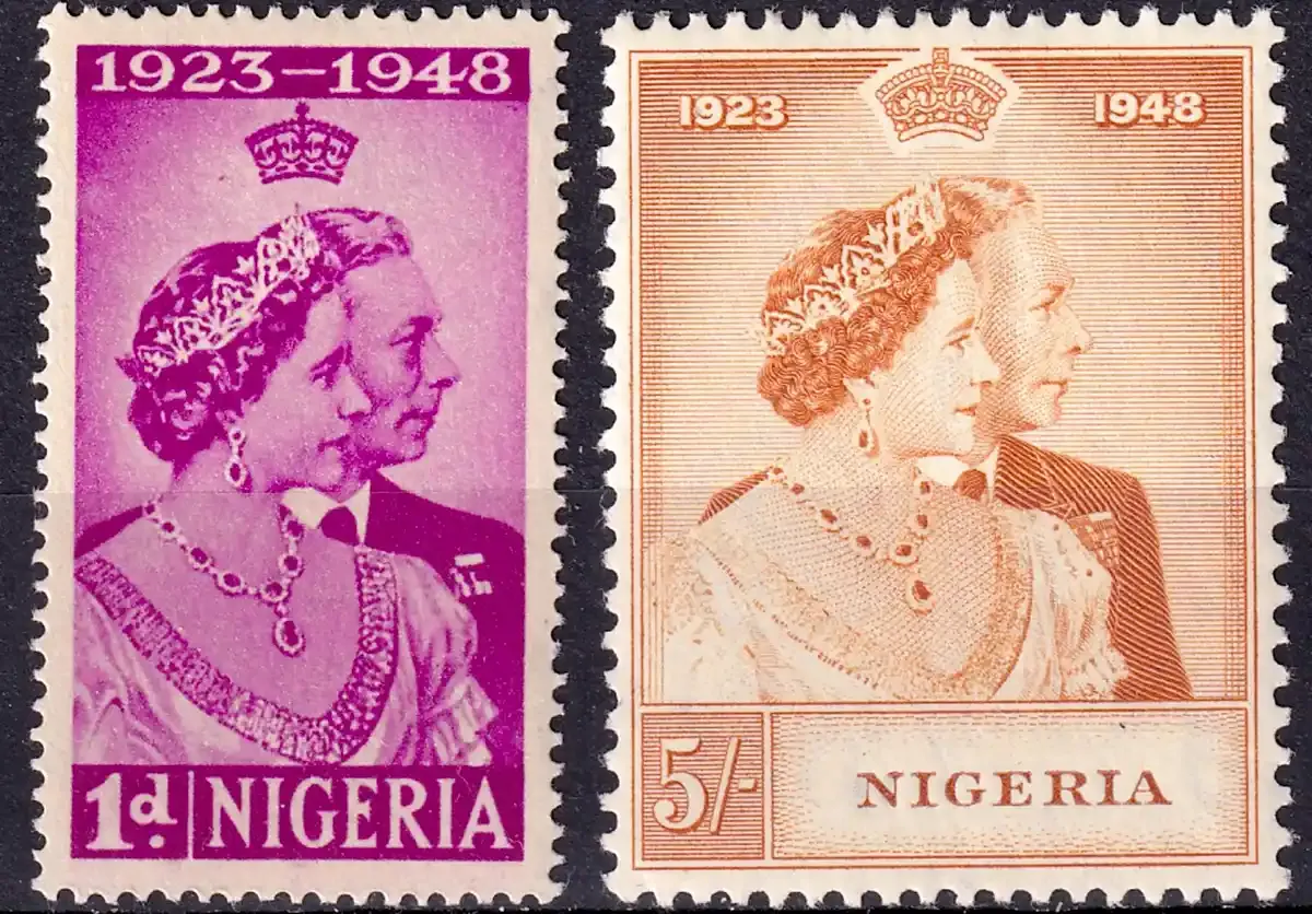 Nigeria 1948 Royal Silver Wedding MLH(*)
