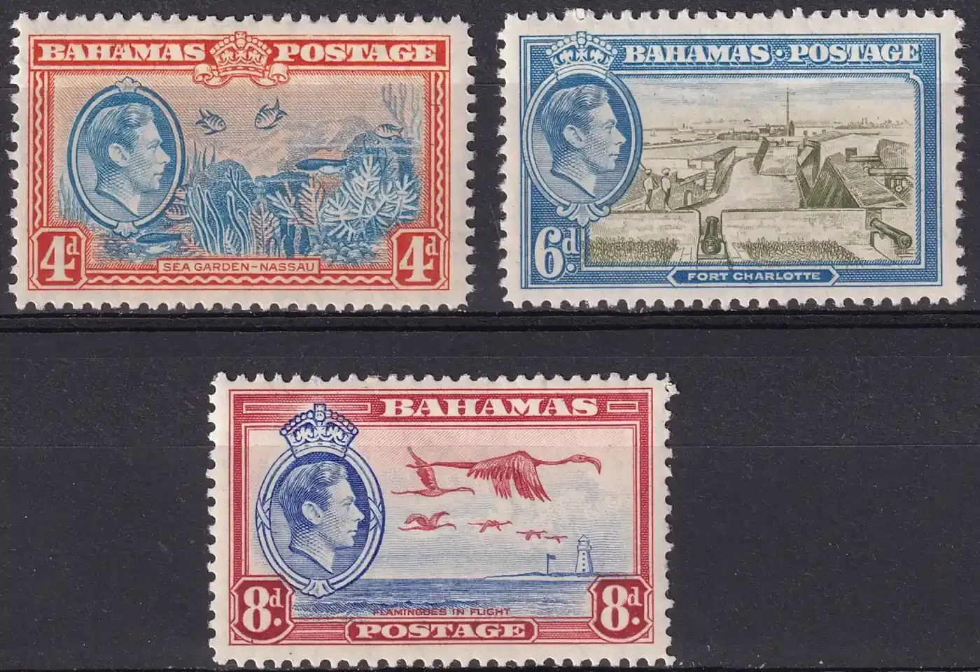 Bahamas 1938 King George VI. MLH(*) Bahamas 1938 King George VI. MLH(*)