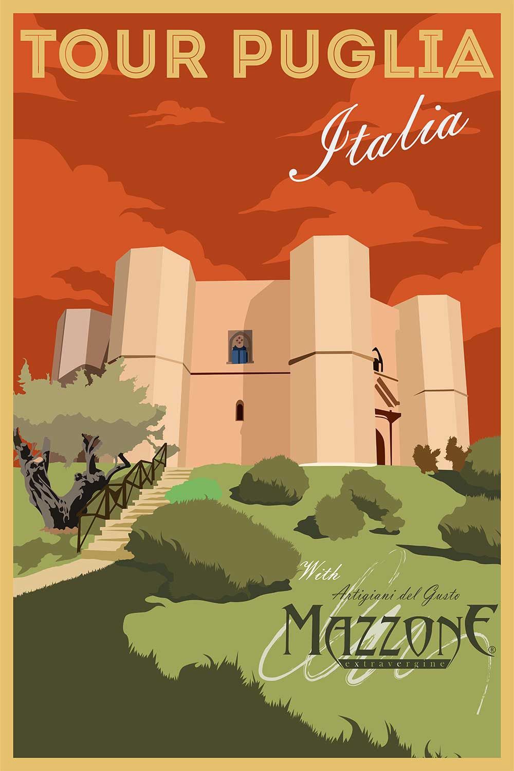 TOUR PUGLIA: CASTEL DEL MONTE POSTER
