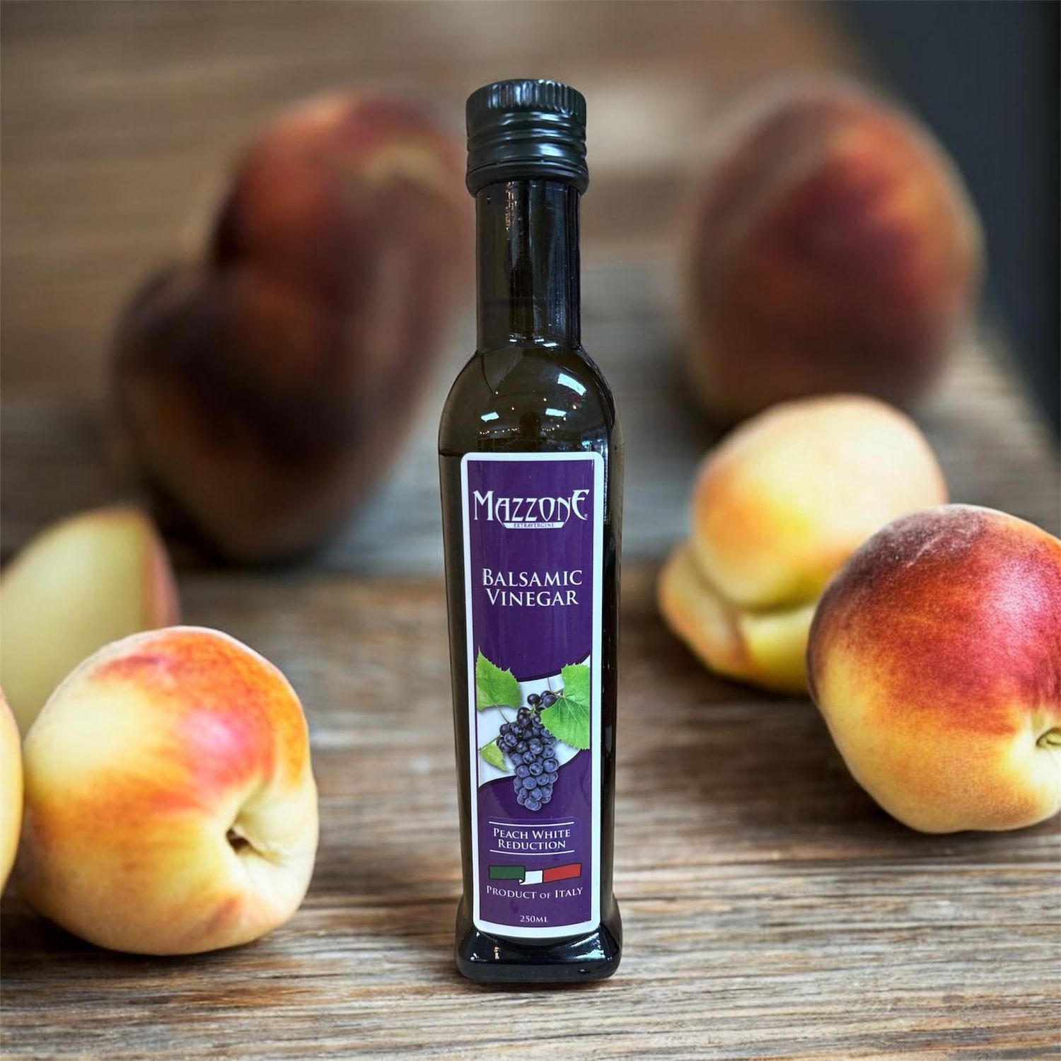 PEACH WHITE BALSAMIC REDUCTION