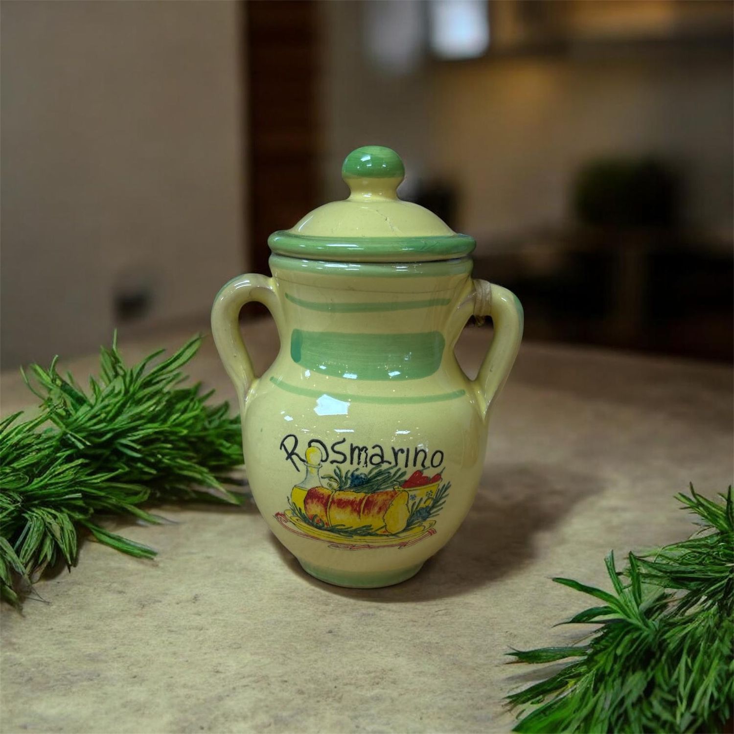 Dried Italian Rosemary in Jar
