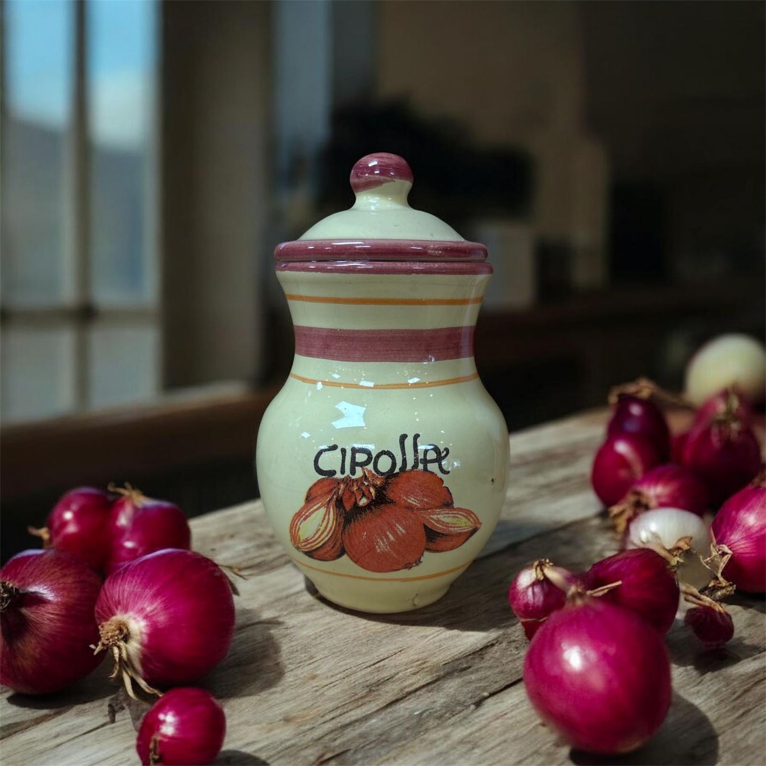 Dried Italian Onion in Jar