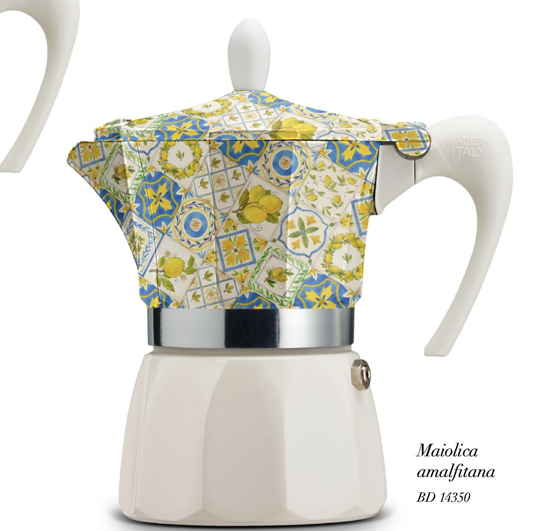 "Amalfitana" Decorative Espresso Moka Pot