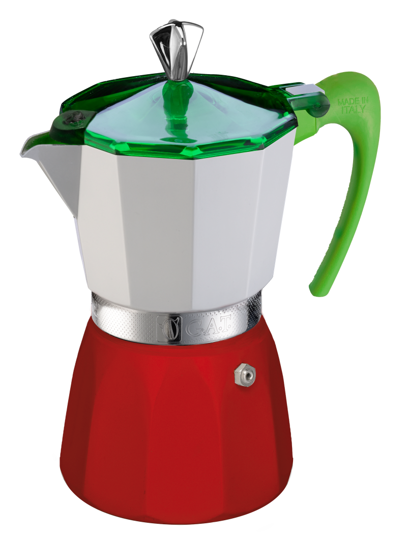 "MokItaly" Espresso Moka Pot - 6 cup
