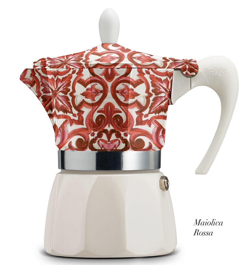 "Rossa" Decorative Espresso Moka Pot