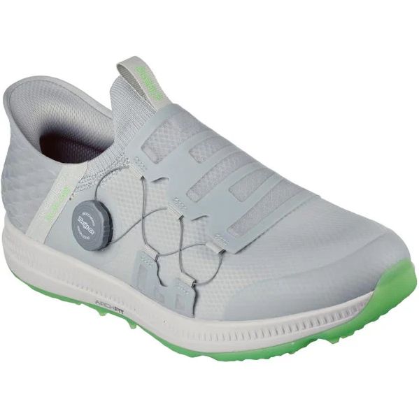 Skechers Go Golf Elite 5 Slip in - Grey/Lime - 9.5