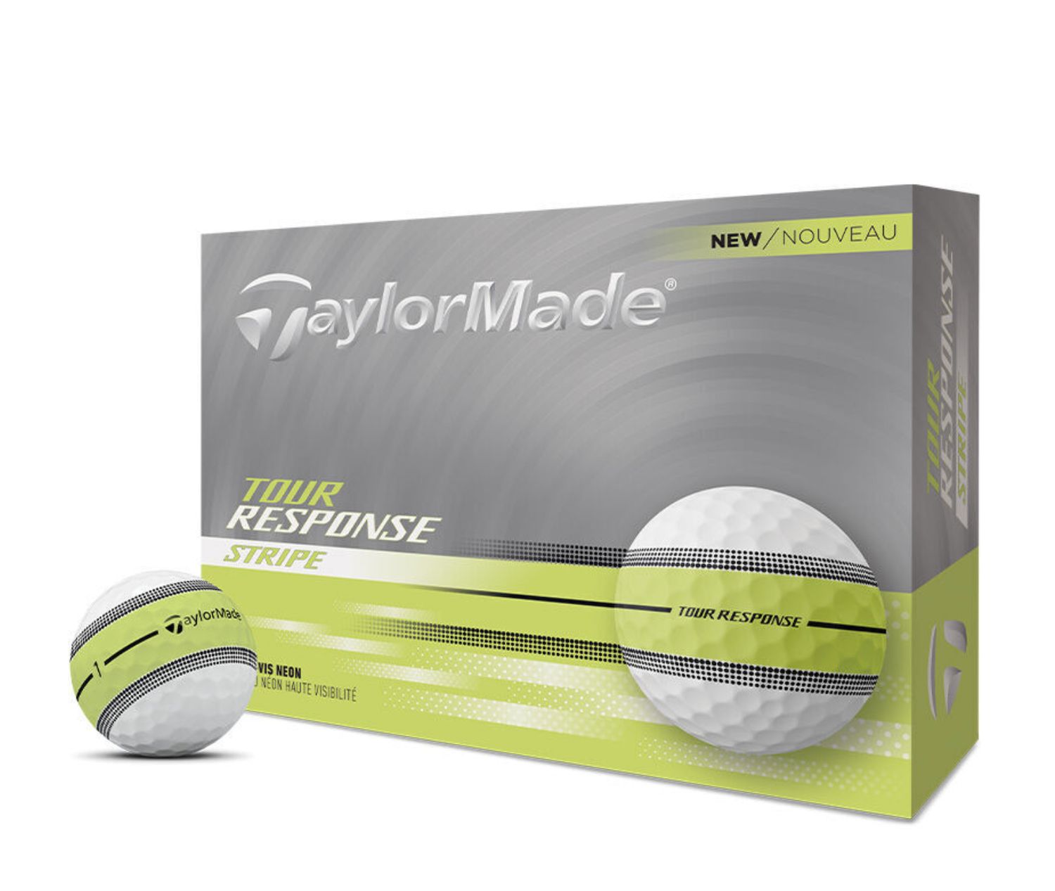 TaylorMade Tour Response Stripe Neon