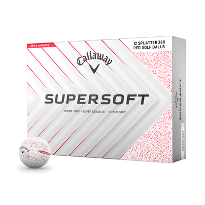 Callaway SuperSoft Splatter 360 Red