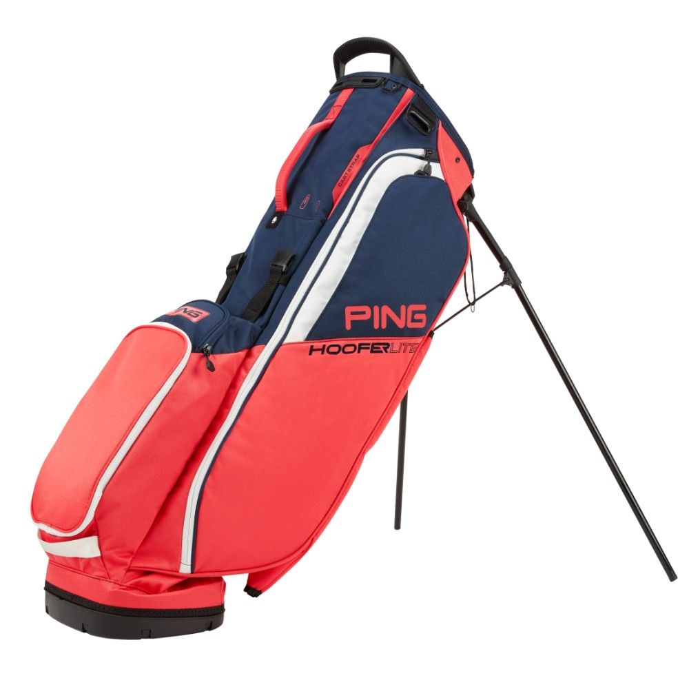 Ping Hoofer Lite Stand Bag - Red/ Navy/ White