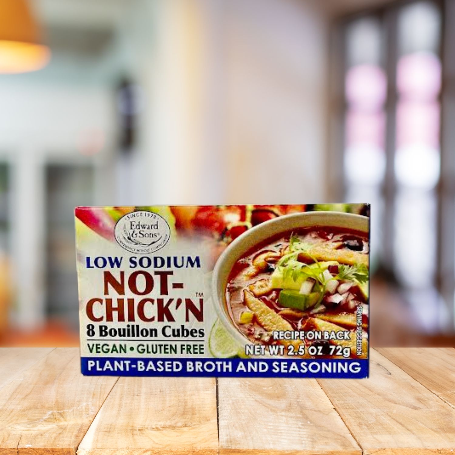 Edward &amp; Son's Low Sodium Not-Chick'n 8 Bouillon Cubes