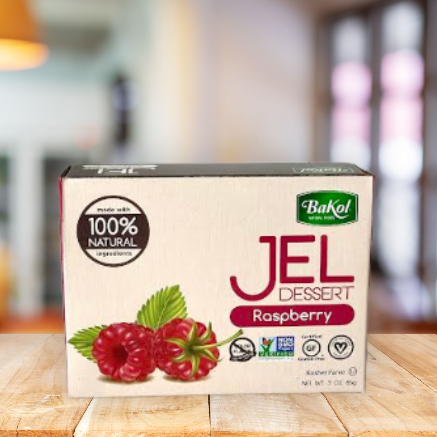 Bakol Raspberry Jel Dessert 3oz