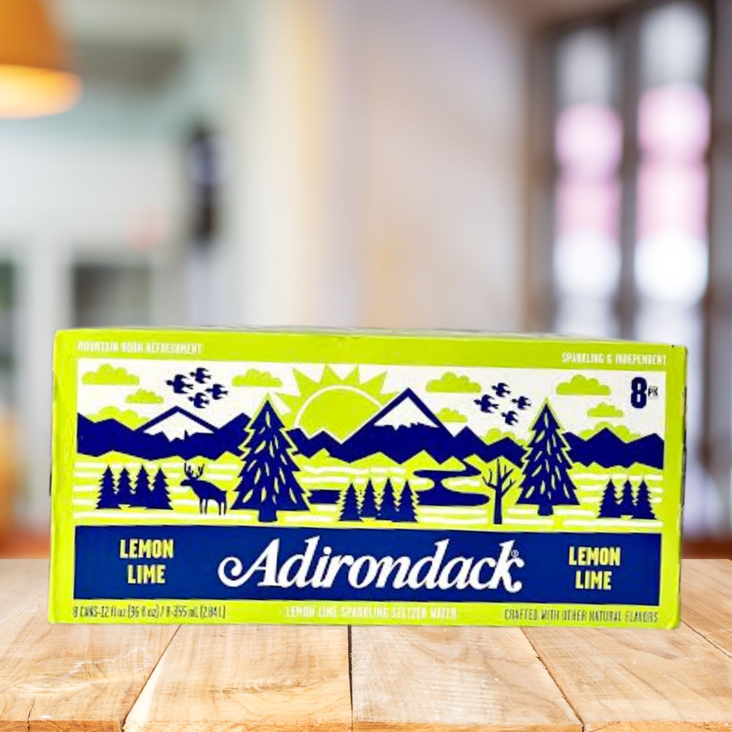 Adirondack Sparkling Water Lemon Lime CASE 8/12oz
