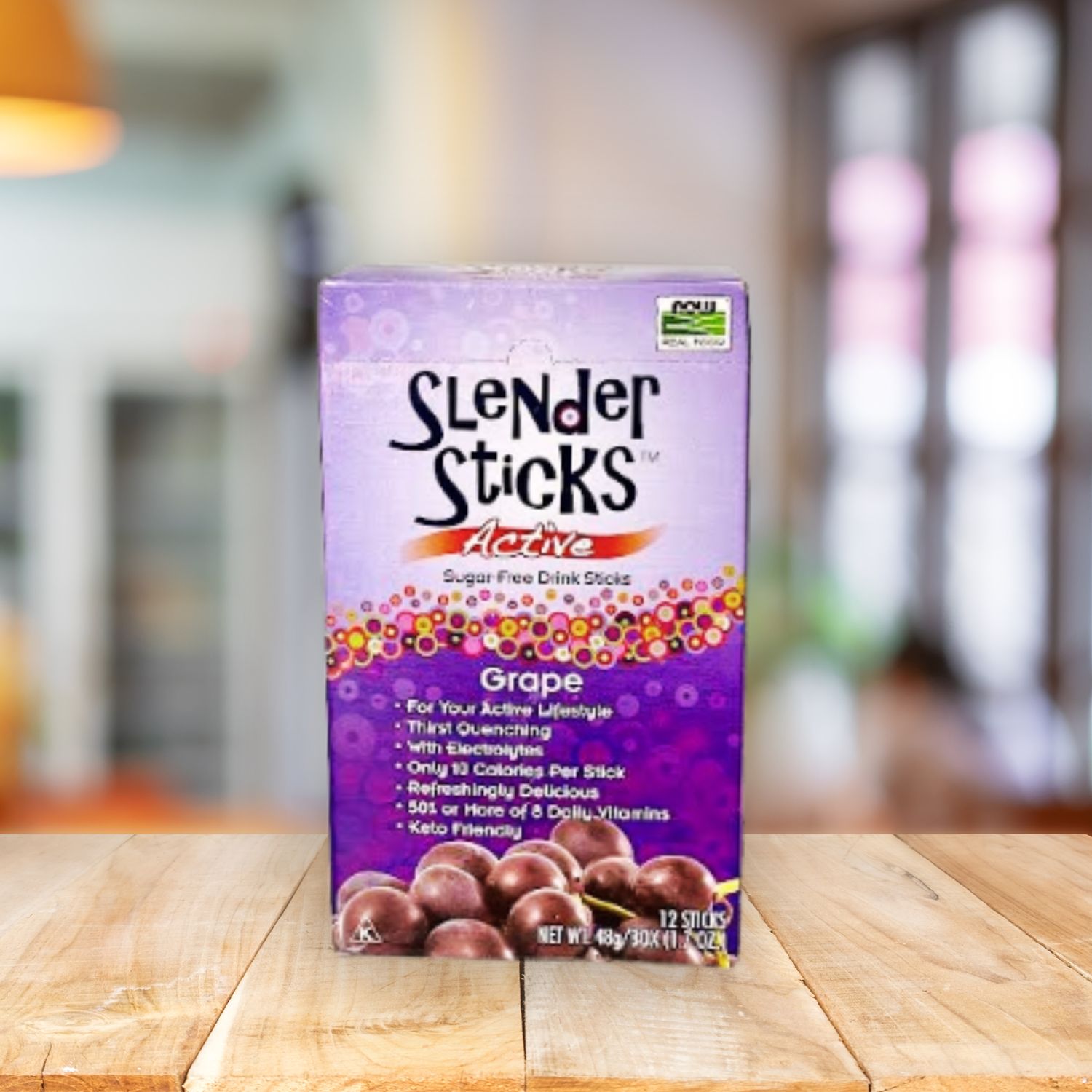 Now Foods Slender Sticks Grape 12ct