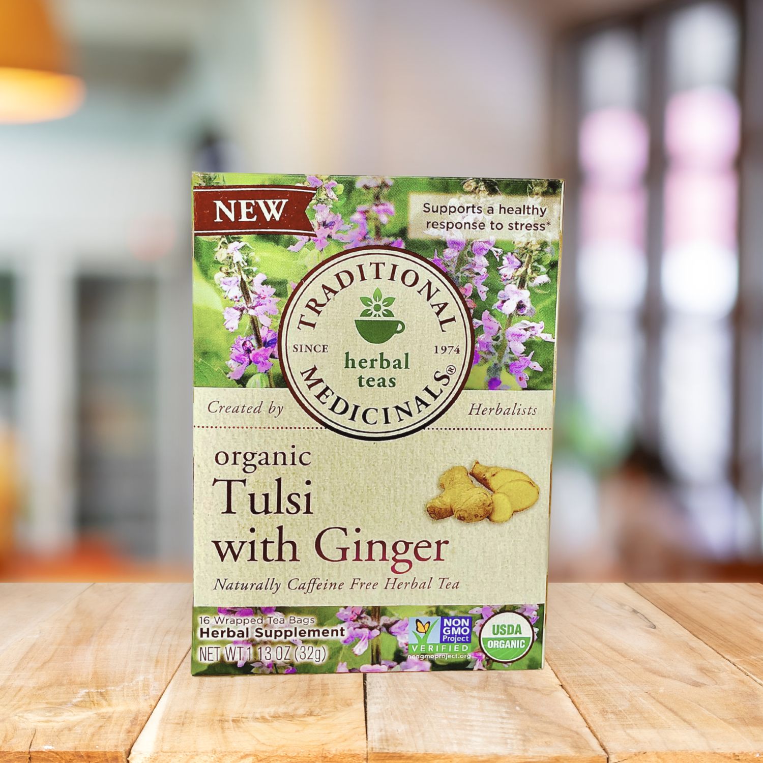 Traditional Medicinals Tulsi with Ginger Tea