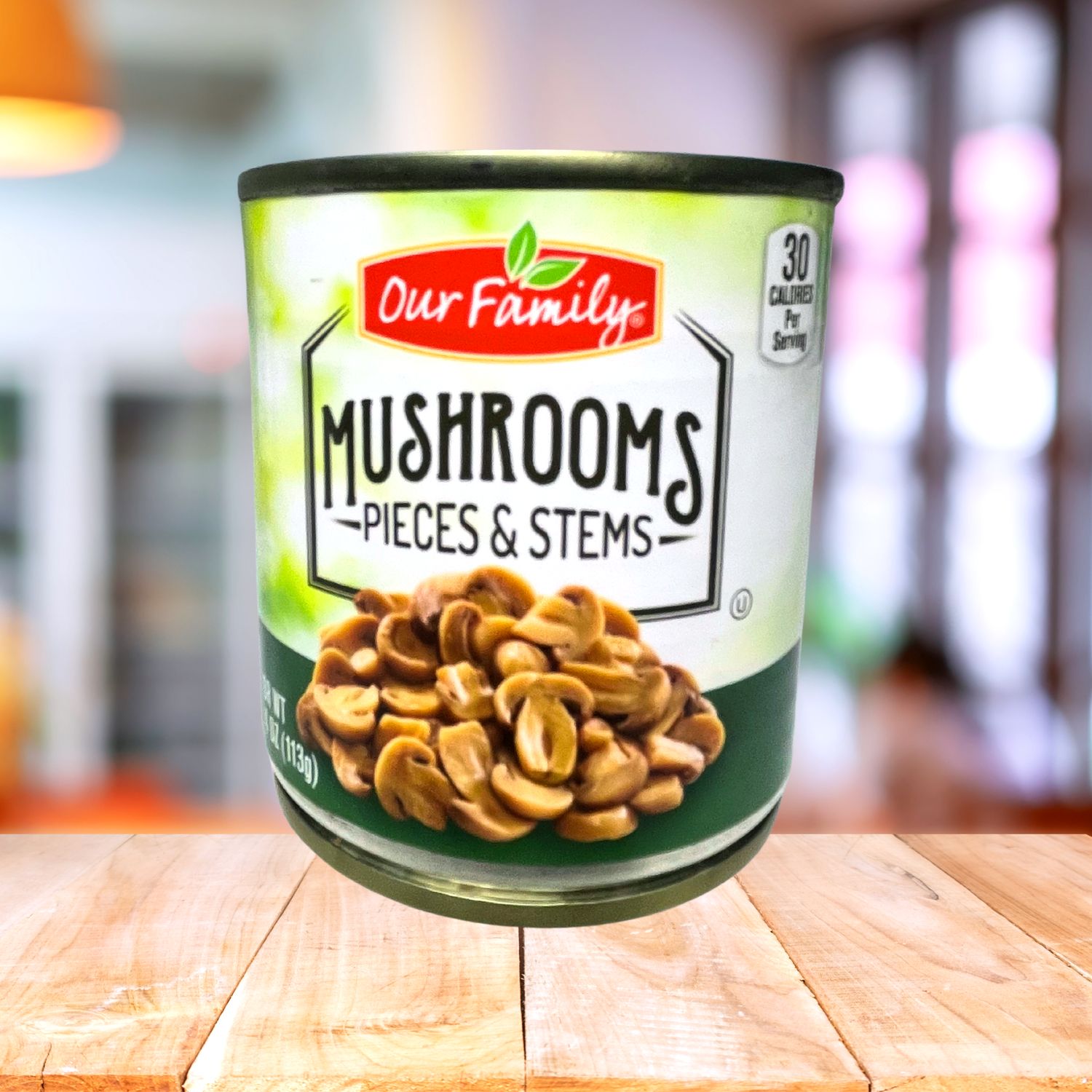 Our Family Piece &amp; Stem Mushroom 4oz