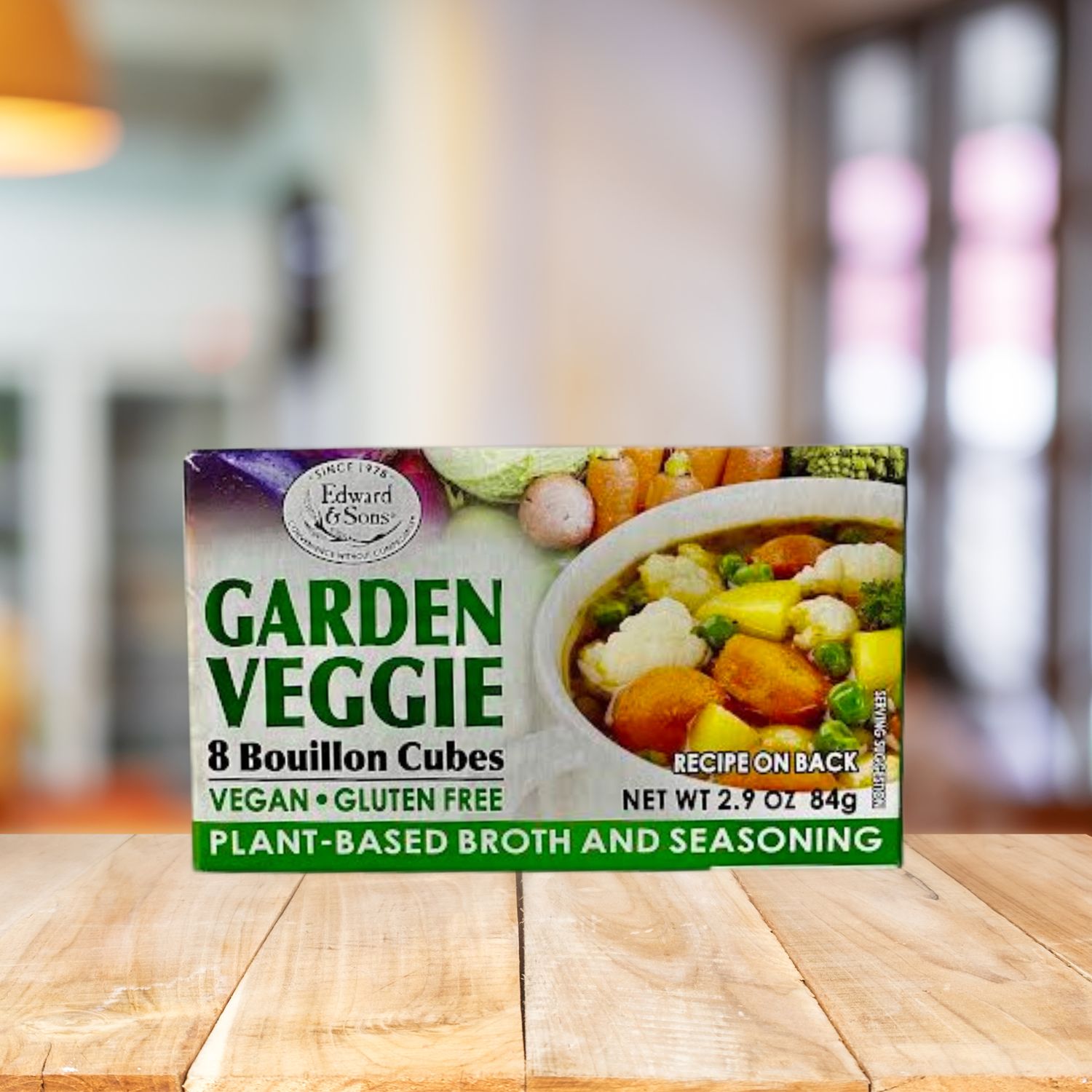 Edward &amp; Son's Garden Veggie 8 Bouillon Cubes