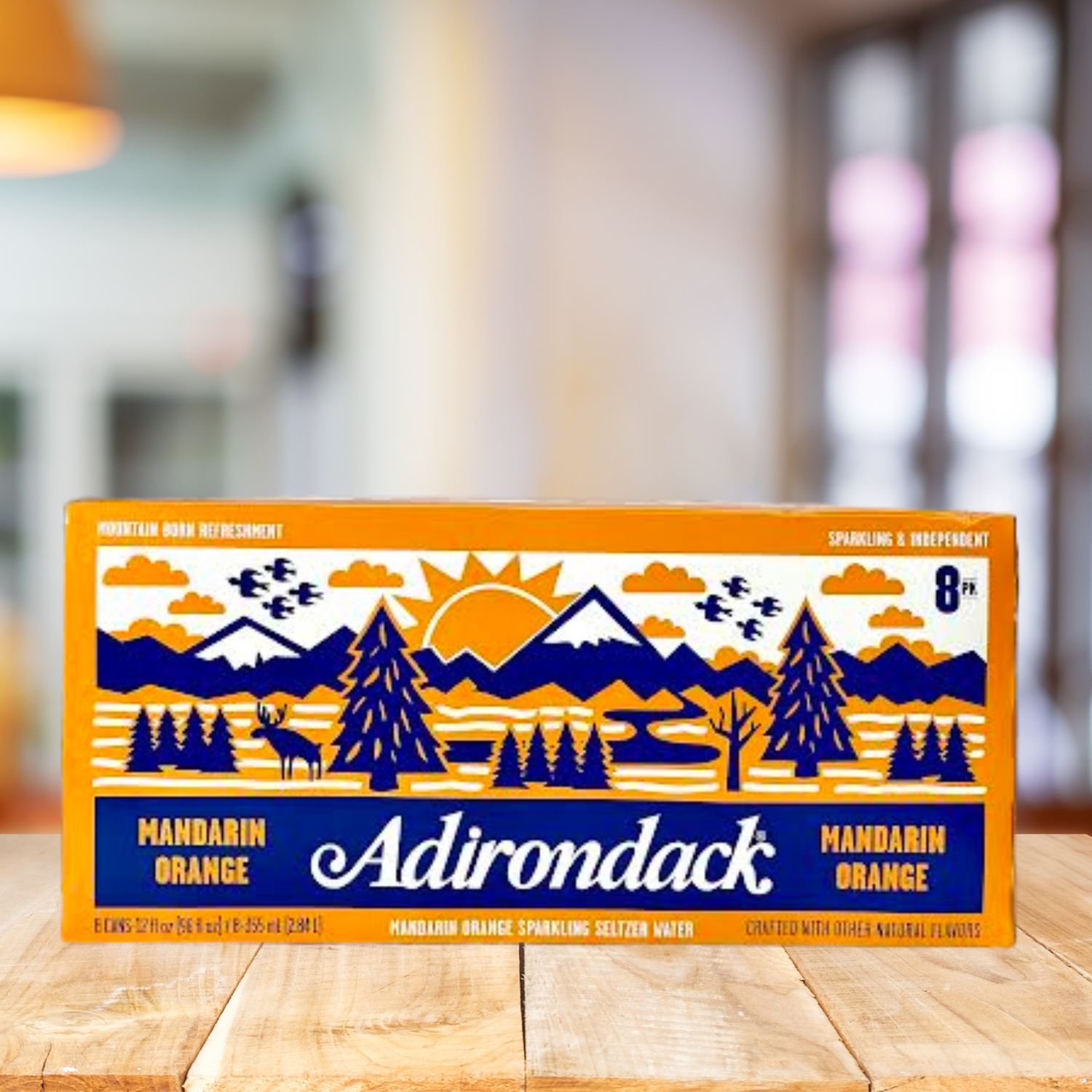 Adirondack Sparkling Water Mandarin Orange CASE 8/12oz