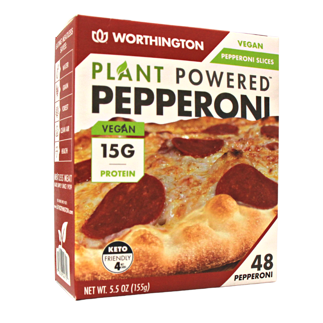 Worthington Vegan Pepperoni Slices 5.5oz