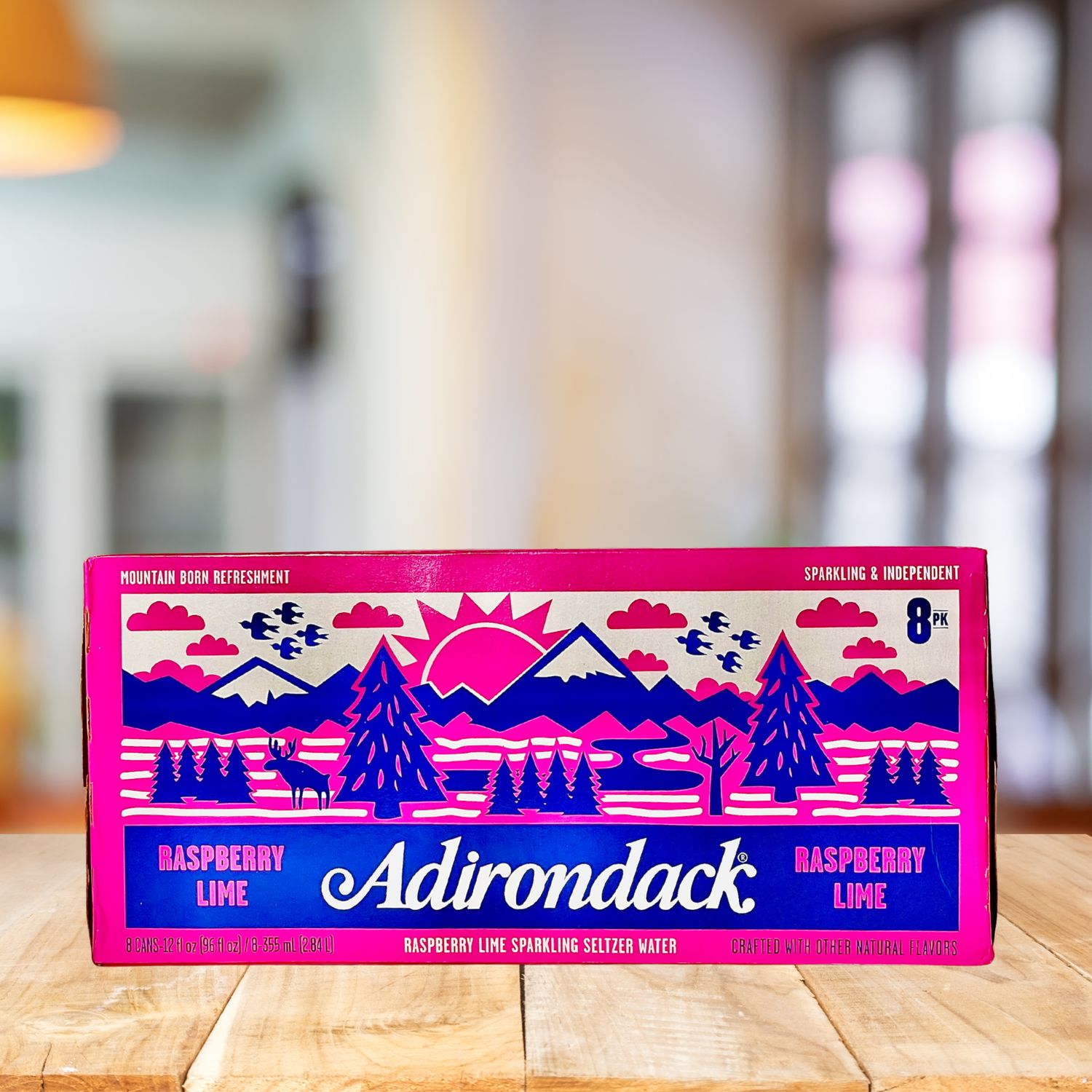 Adirondack Sparkling Water Raspberry Lime CASE 8/12oz