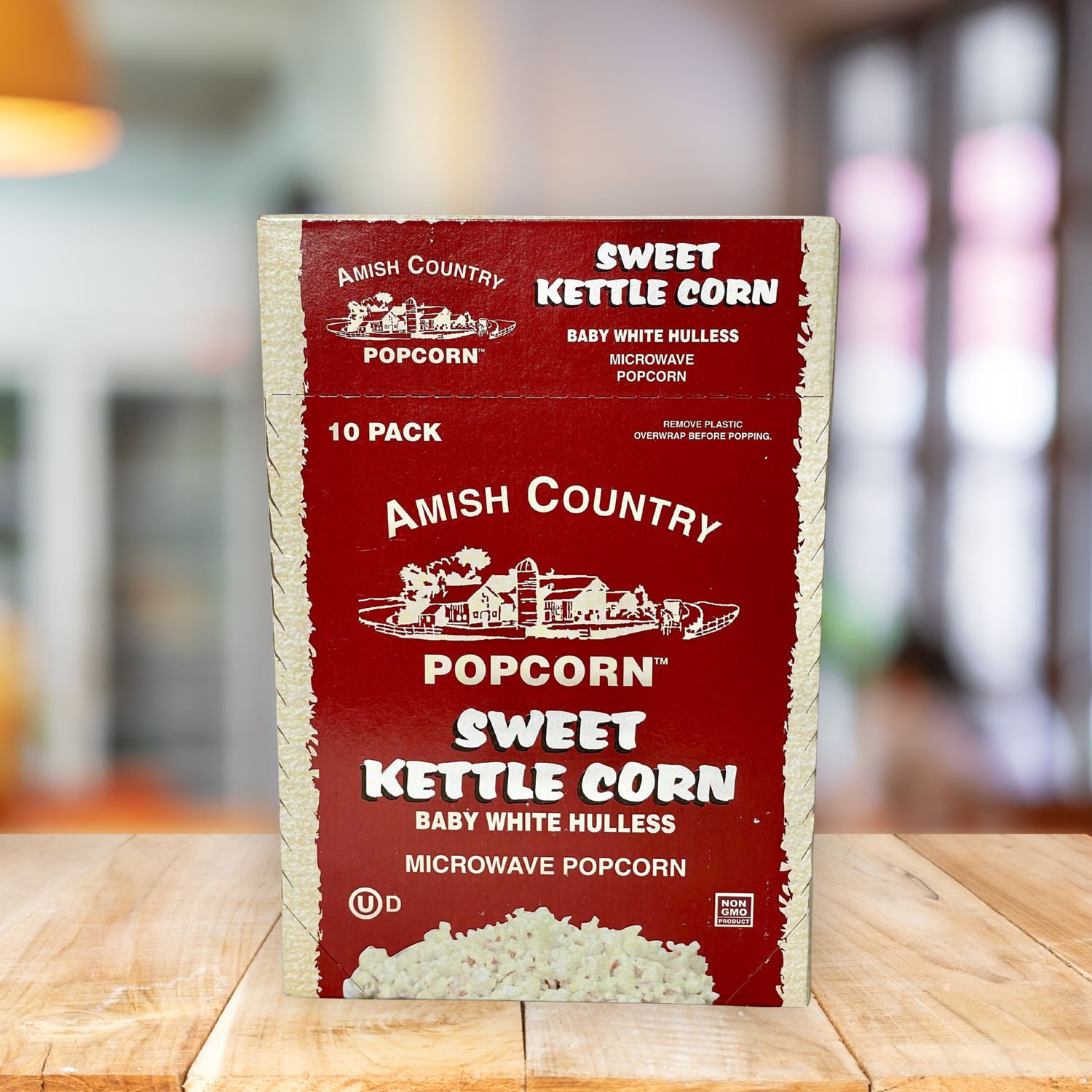 Amish Country Microwave Sweet Kettle Popcorn 10/3.5oz CASE
