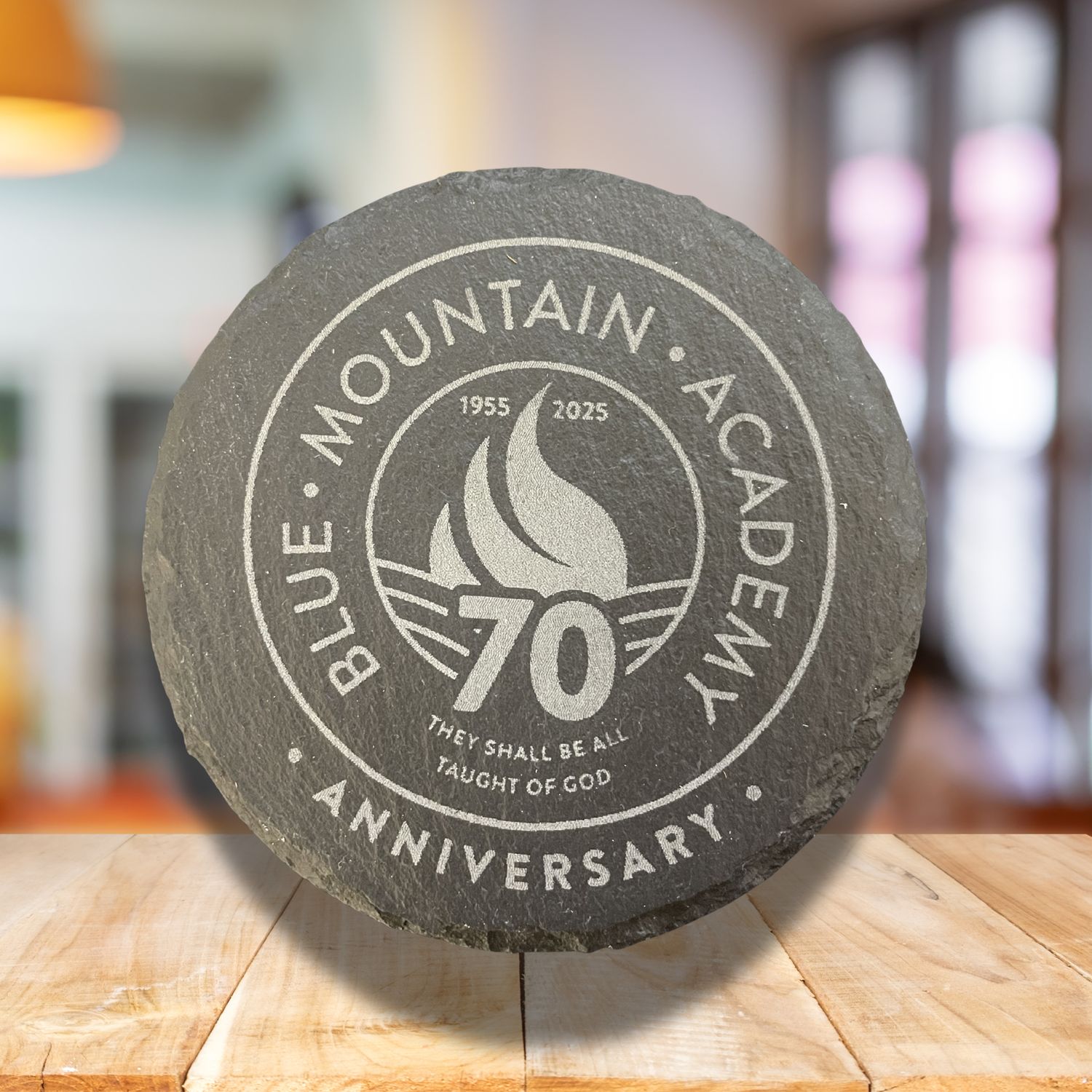 BMA 70th New Logo Slate Coaster