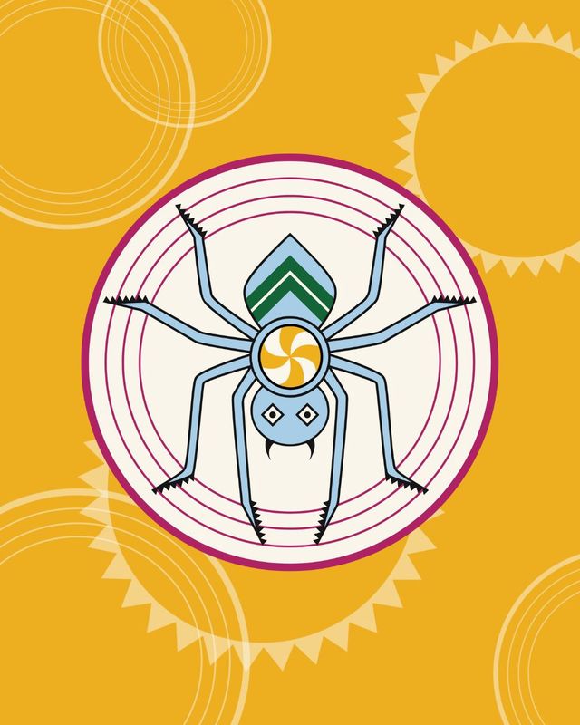 MotCP Souvenir Water Spider Magnet