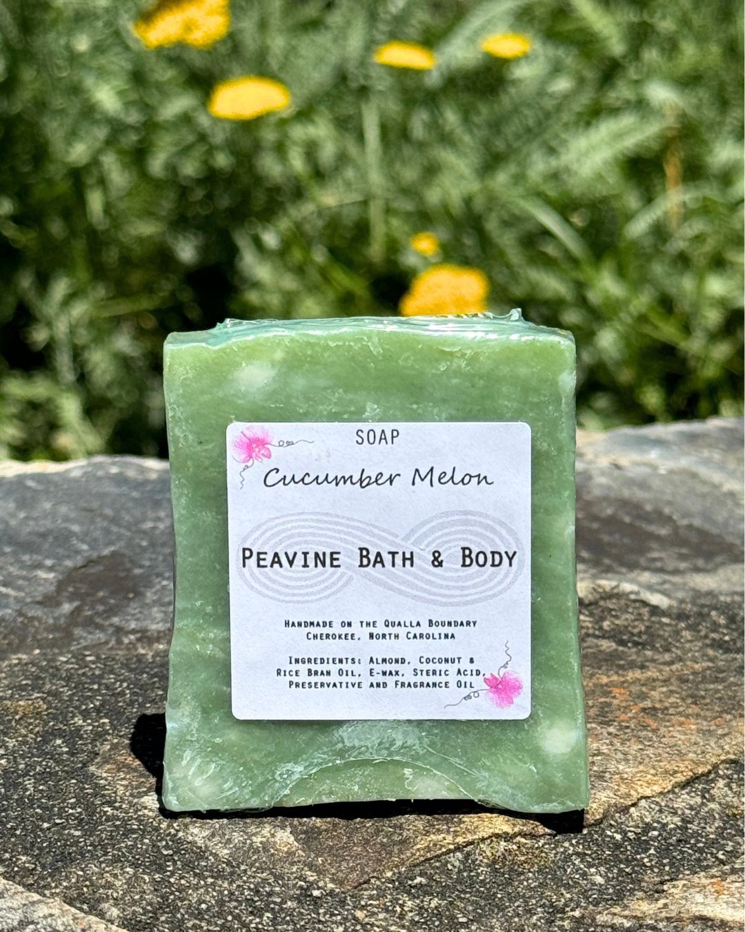 Peavine Bar Soap, Scent: Cucumber Melon