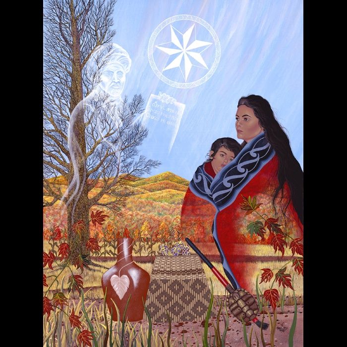 11X14 Double Matted Print 4 Common Value, Common Ground