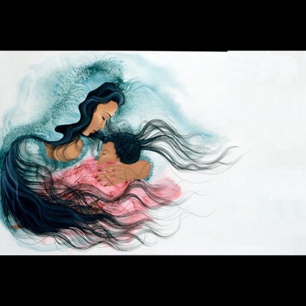 11X14 Double Matted Print 2 Mother's Love