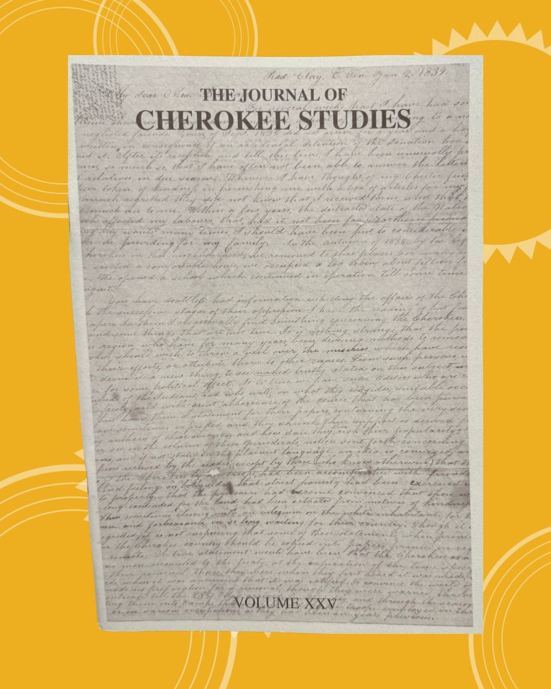 Journal of Cherokee Studies Vol. 25