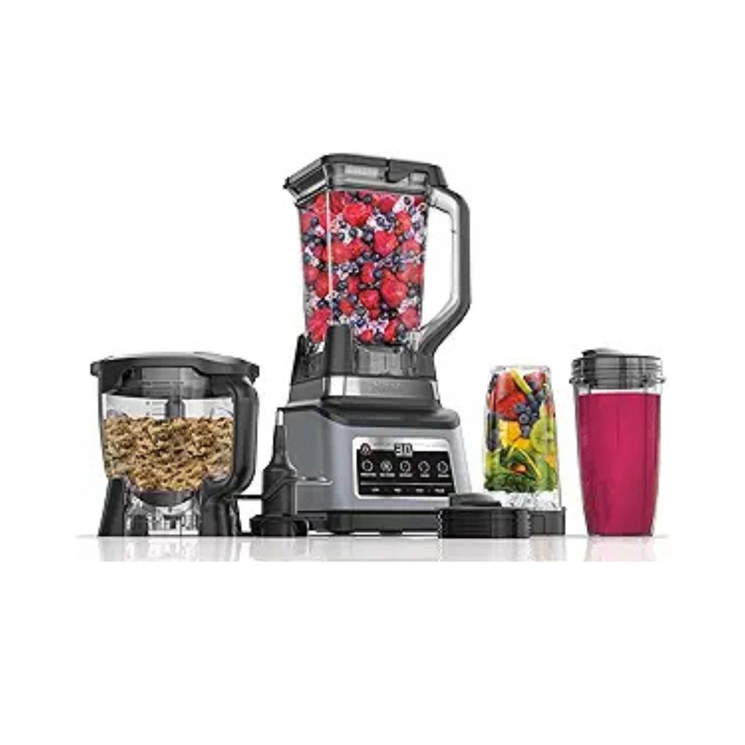 Licuadora Ninja Plus Kitchen 3 Velocidades 1400W Bn801 5 Funciones Negro