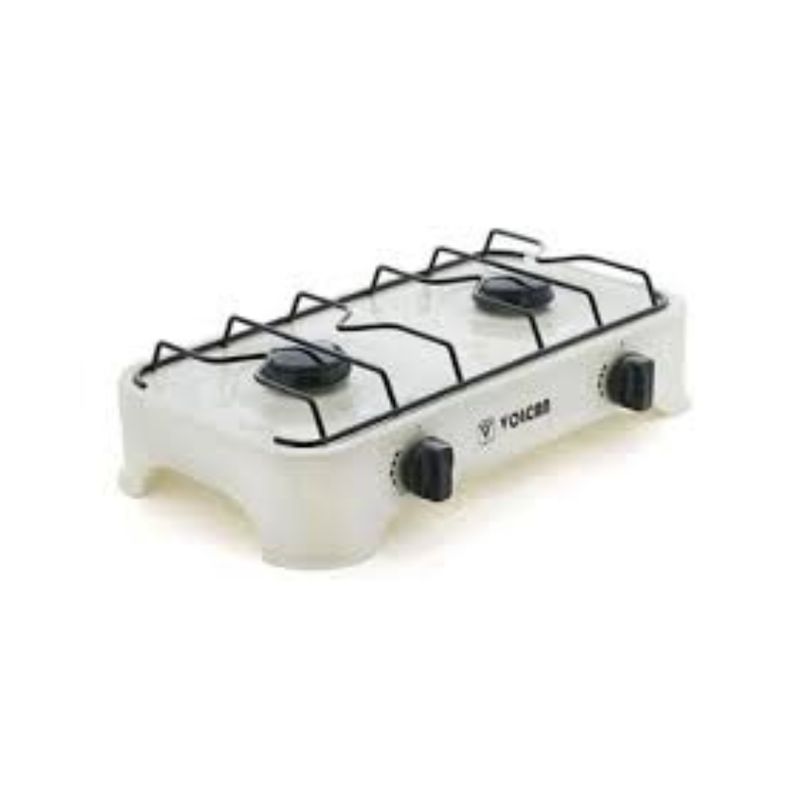 Estufa Volcan Mesa 27121 2Bg Hornillas Almendra