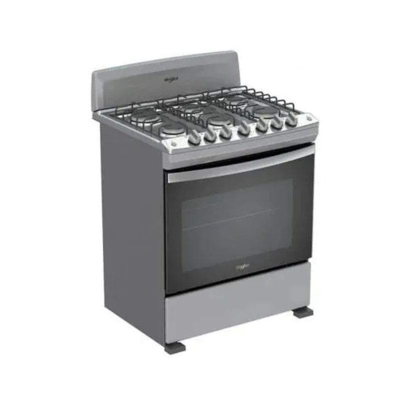 Estufa Whirlpool Lwfr3000D 30" Inox Silver