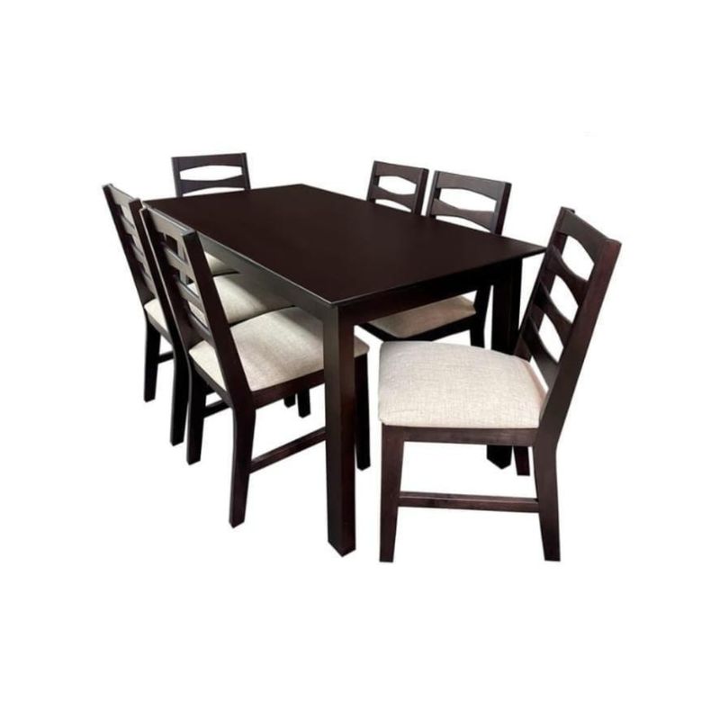 COMEDOR PRIMIUN BRUNEI 6 SILLAS MDF