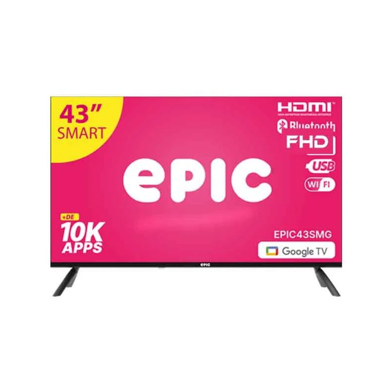 TV 43 PULGADAS EPIC EPIC43SMG SMART FHD GOOGLE TV