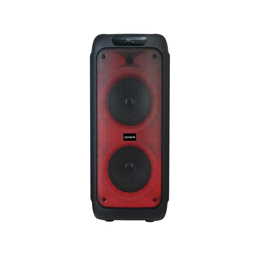 BOCINA AIWA AWPOH2D 100W RMS TORRE C/LUCES LED FLAM