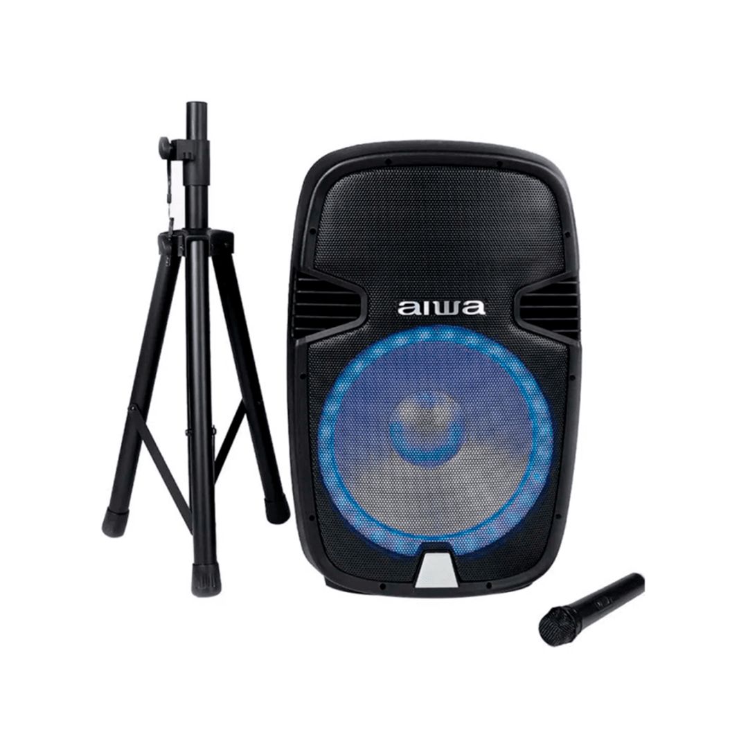 BOCINA AIWA AWSP15TS 100W BLUETOOTH C/TRÍPODE BOCINA AIWA AWSP15TS 100W BLUETOOTH C/TRÍPODE
