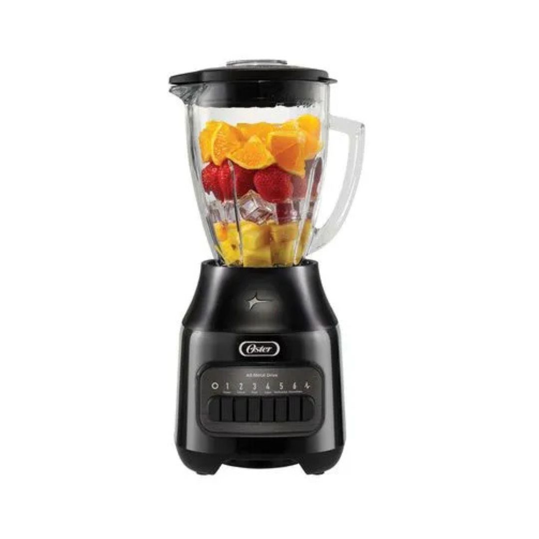 LICUADORA OSTER BLSTPEG-BPB-013 6VEL 800W VIDRIO BOTONES NEGRA