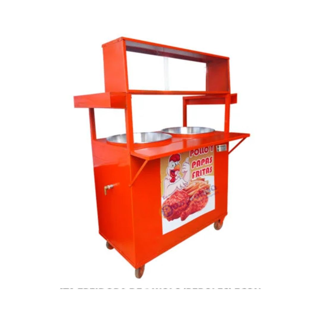 CARRETA DE POLLO Y PAPAS FRITAS K2PTINOX