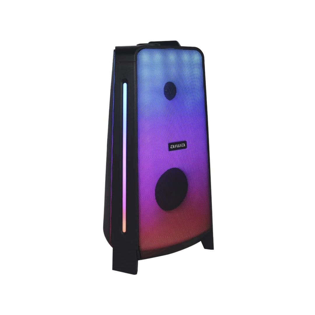BOCINA AIWA AWPOK400LD 50W RMS TIPO TORRE C/LUCES LED