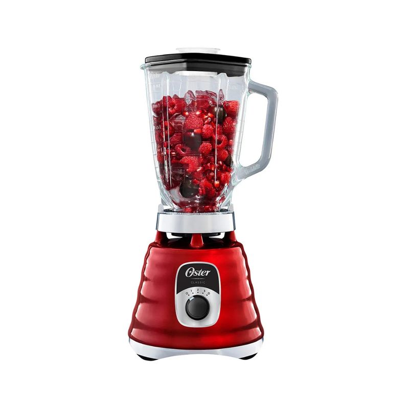 LICUADORA OSTER BLST4126R-013 CROMADA ROJA 600W