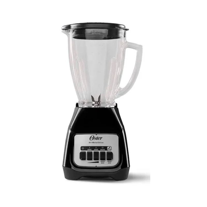 LICUADORA OSTER BLSTKAG-BPB-013 KALIMAN BOTONES VIDRIO NEGRA