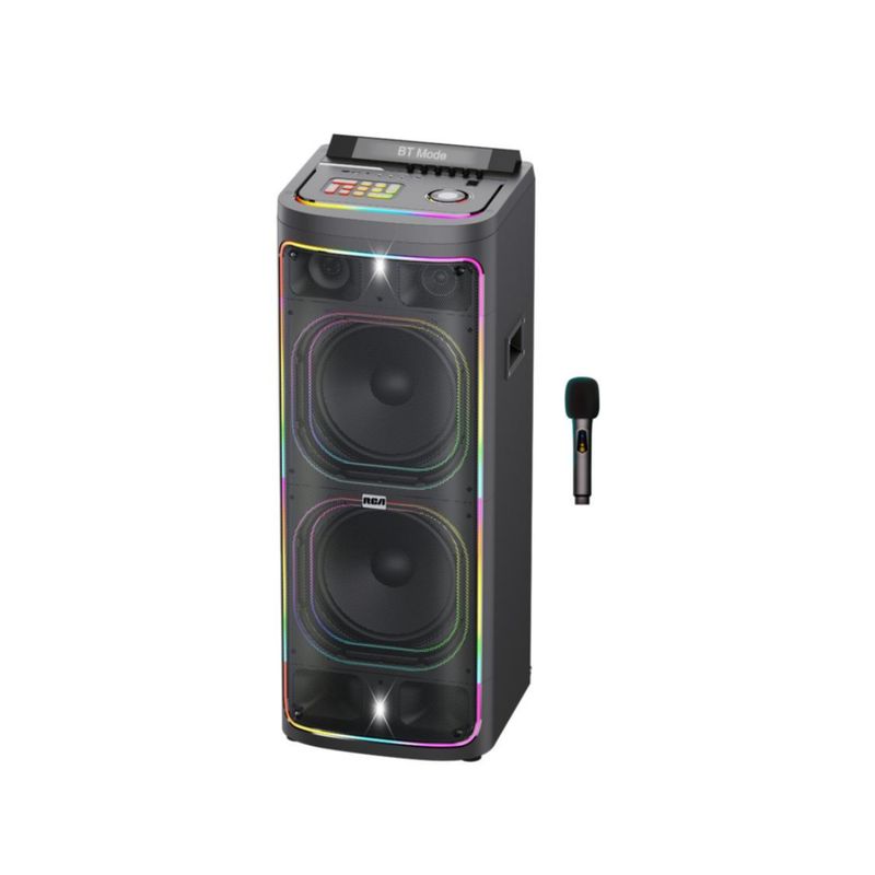 BOCINA RCA RCTS12120 120WTTS RMS RECARGABLE C/MICROFONO