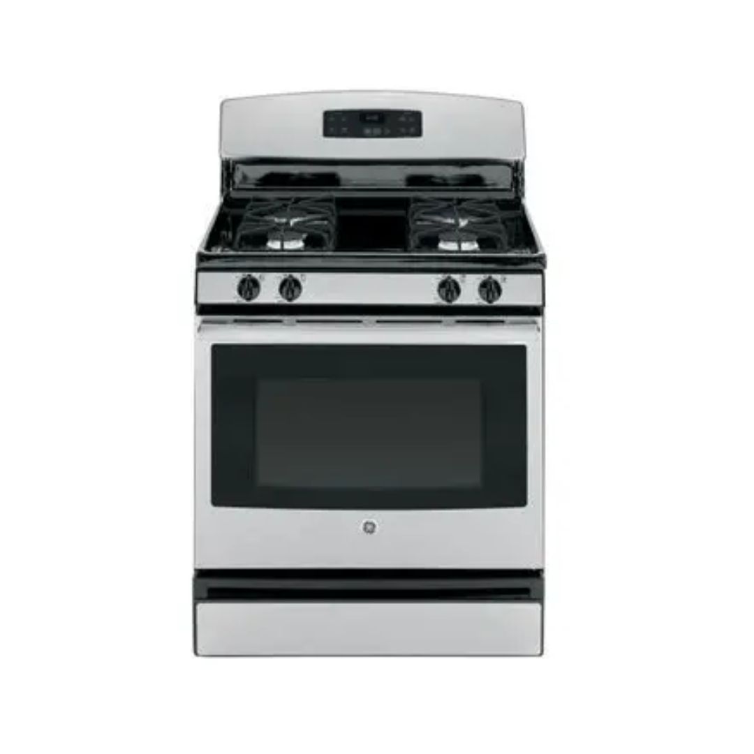 ESTUFA 30 PIES GE JGBS60REFSS INOX