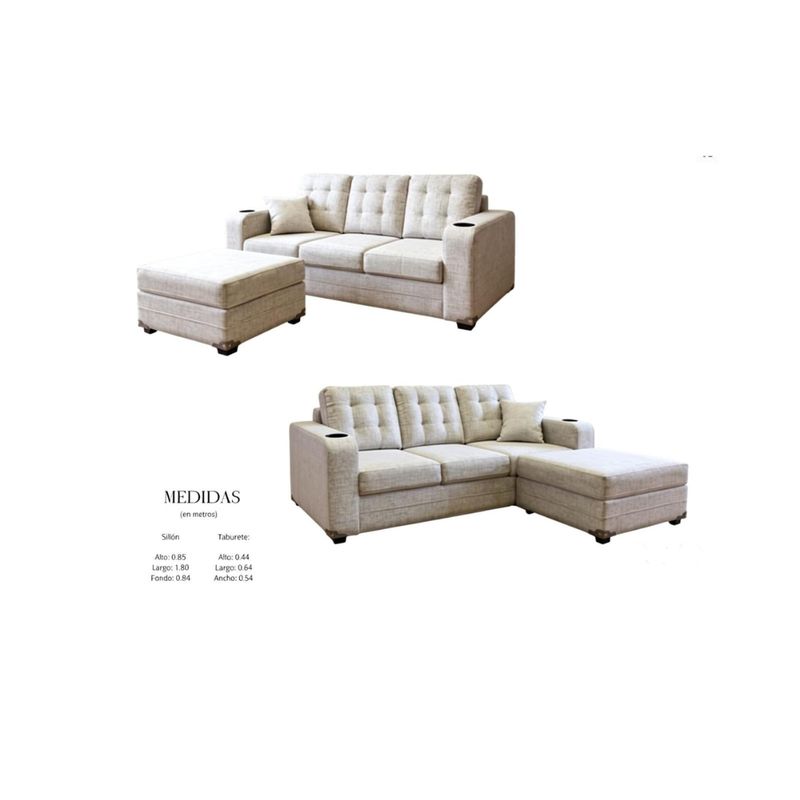 SOFA DESCANZADOR LA ECONOMICA LIVERPOOL