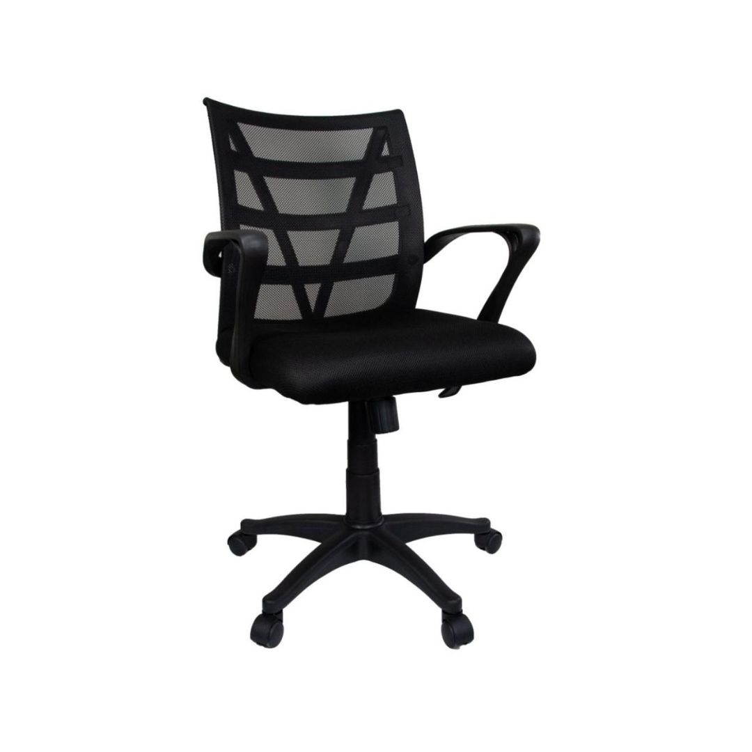 SILLA CONTINENTAL SECRETARIAL N-050 BASE CROMADA