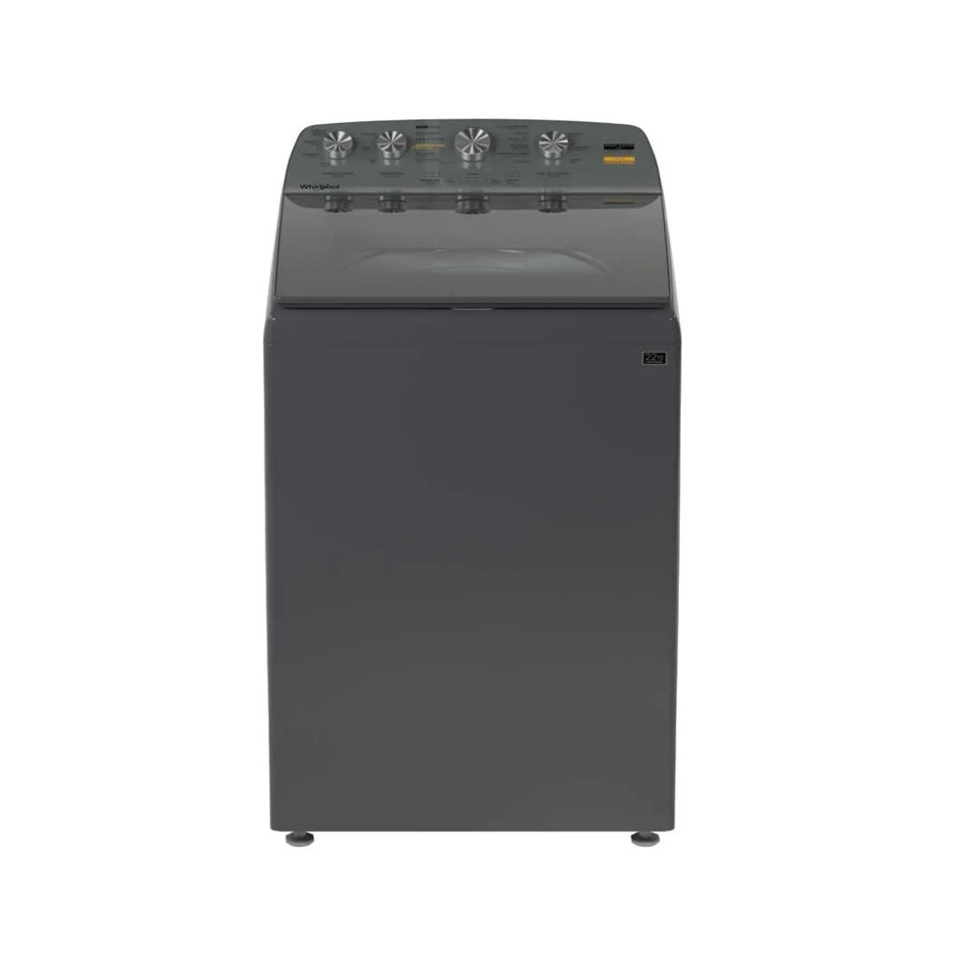 LAVADORA WHIRLPOOL 8MWTW2654WSG 26KG NEGRO AGITADOR REMOV