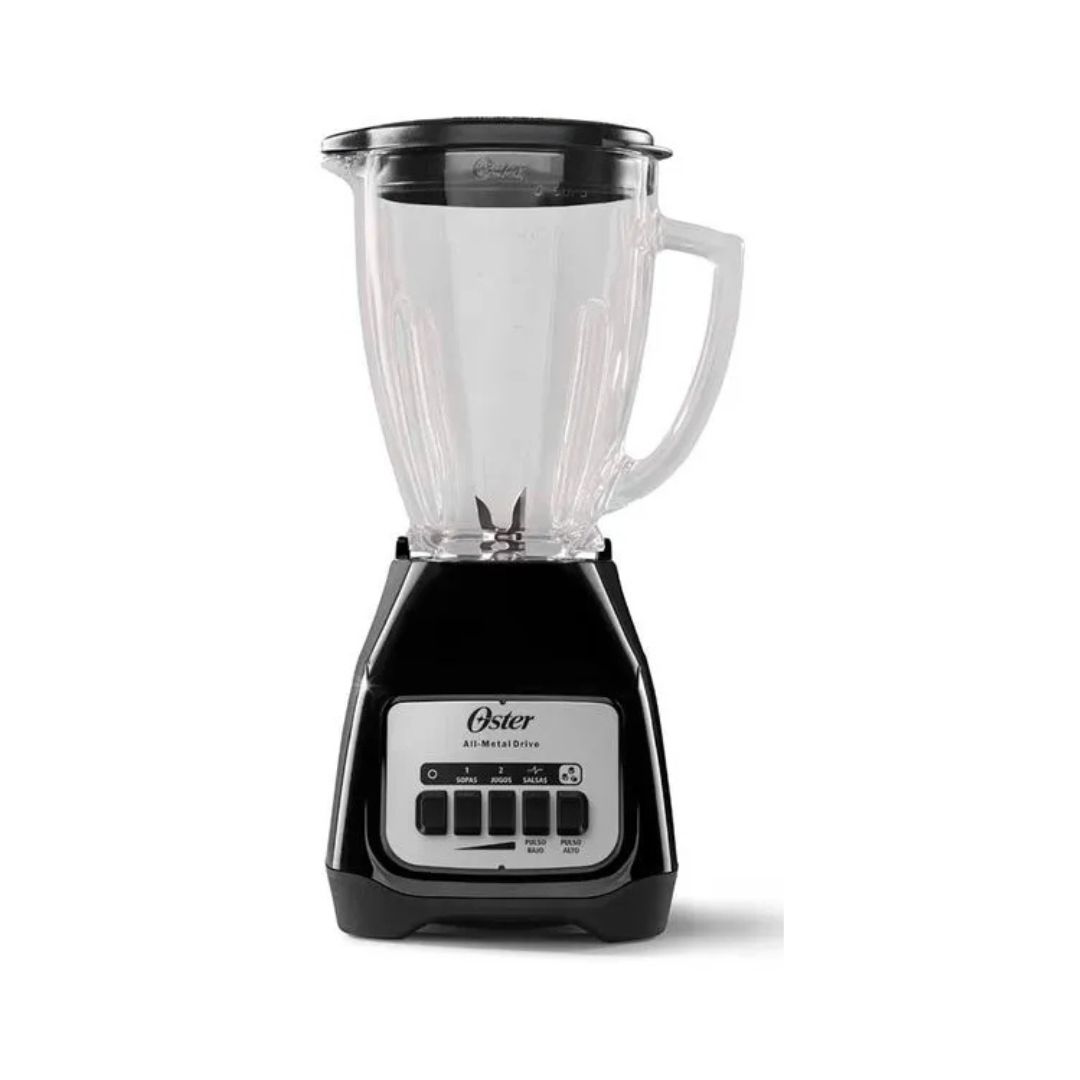 LICUADORA OSTER BLSTKAG-BPB-013 KALIMAN BOTONES VIDRIO NEGRA